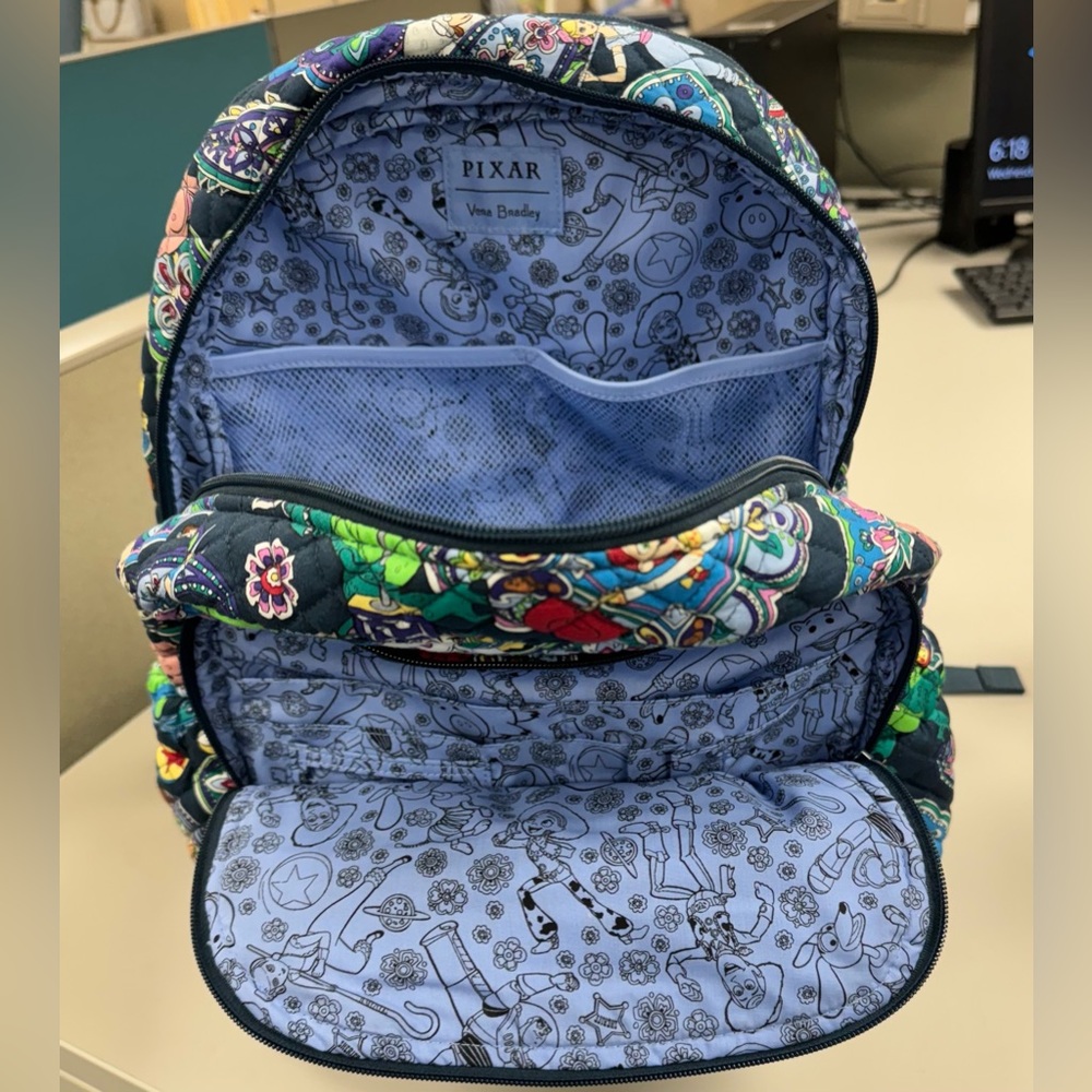 Disney Pixar Toy Story + Vera Bradley Campus Backpack
